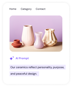 Optimized Website Builder with AI Prompt | MilesWeb India