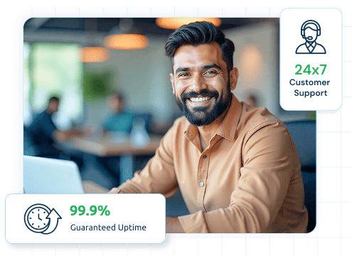 Try us risk-free with our 30-day money back guarantee. | MilesWeb India