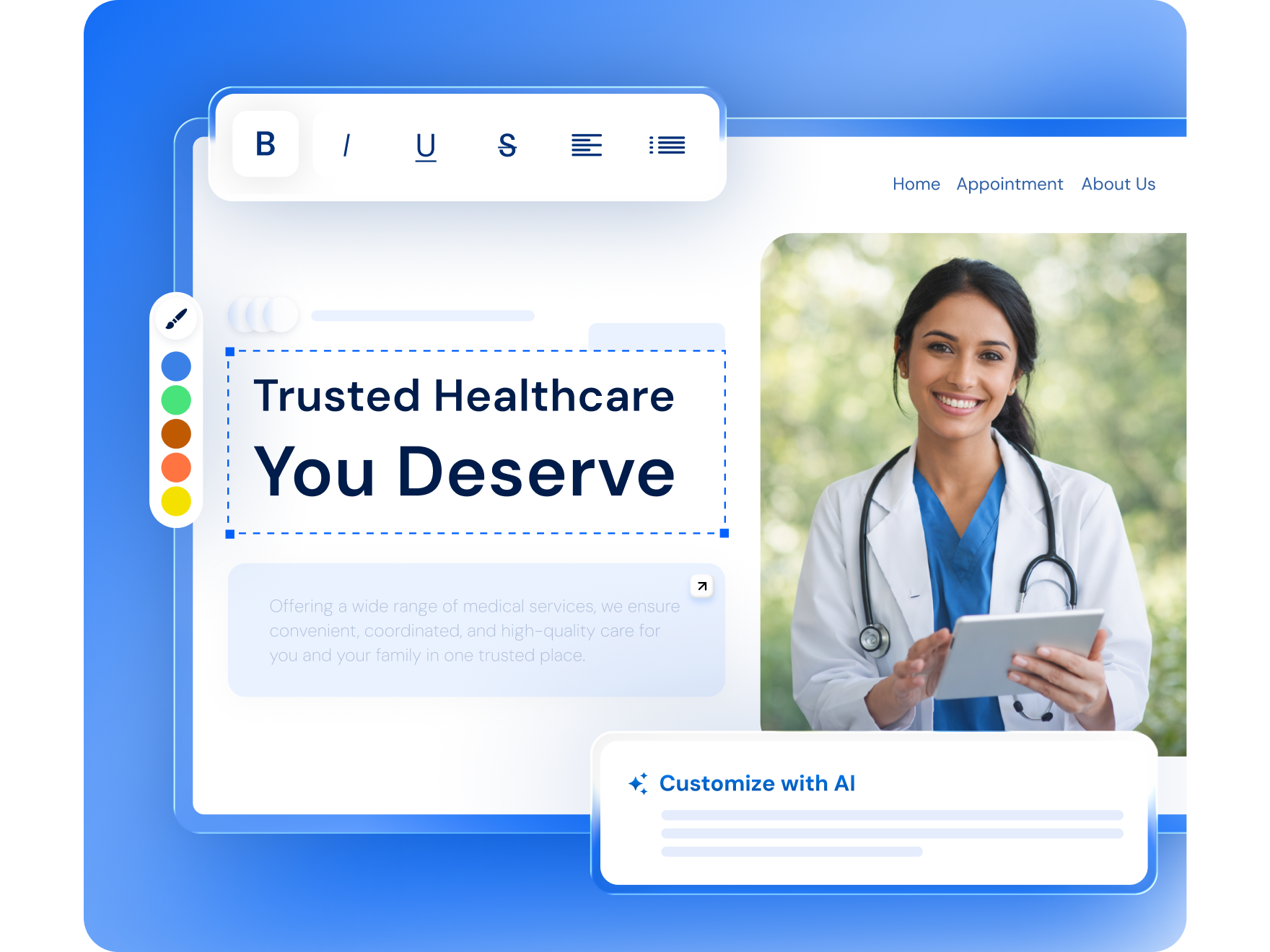 Professional Doctor Website Templates: Ready in Minutes | MilesWeb India