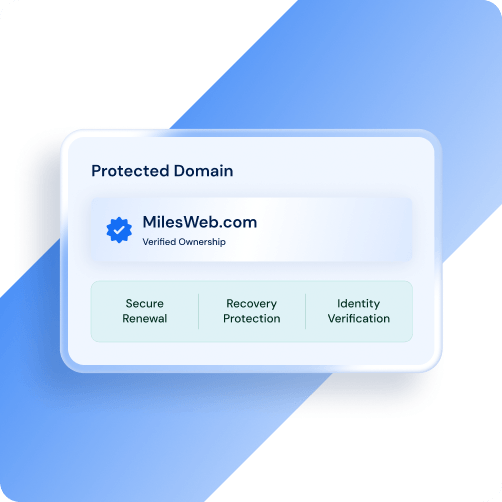Your domain under MilesWeb’s protection | MilesWeb India