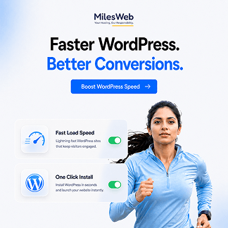 Faster WordPress. Better Conversions | MilesWeb