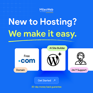 New to Hosting? We make it easy | MilesWeb
