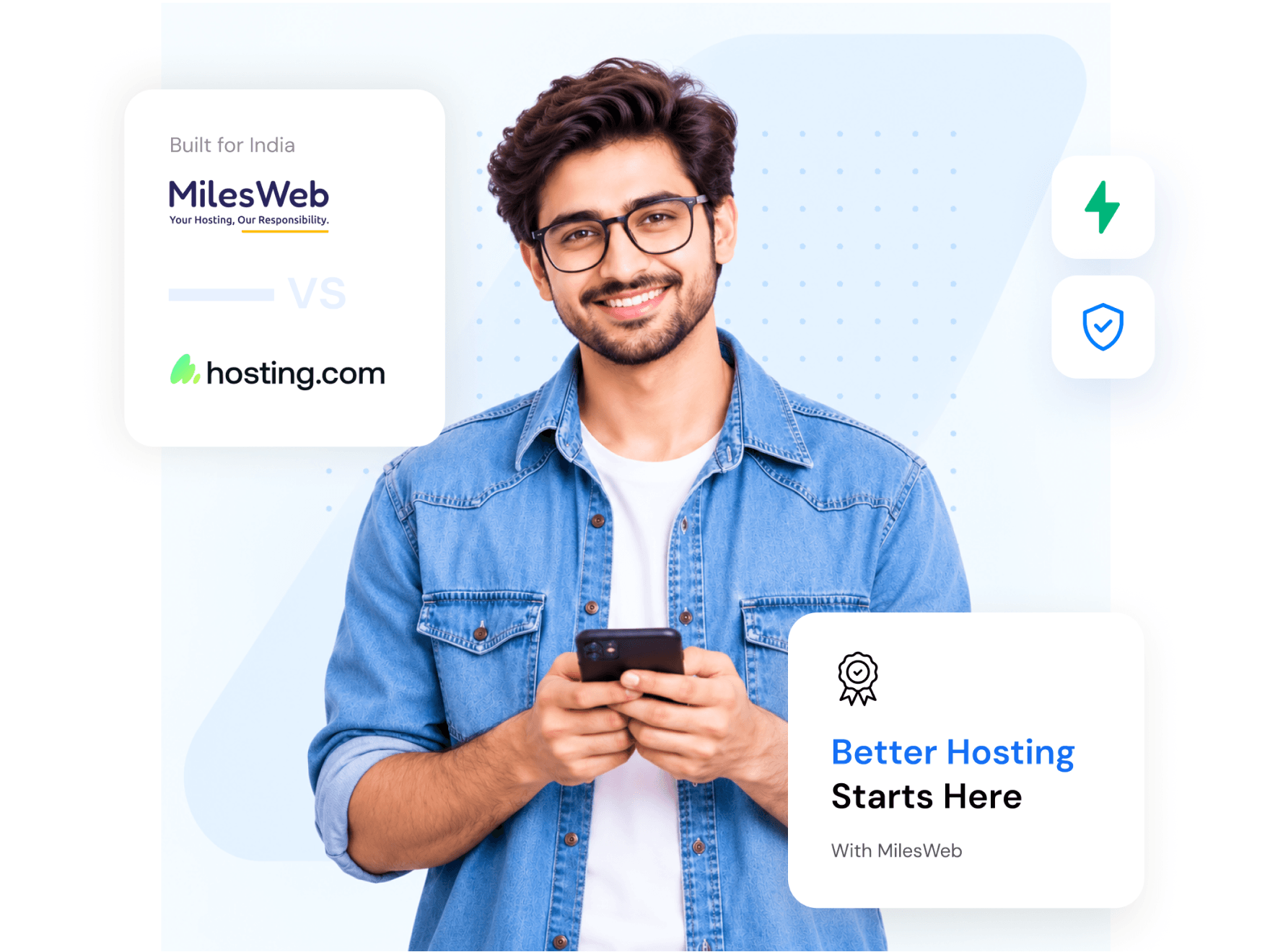India-First Alternative to Hosting.com | MilesWeb India