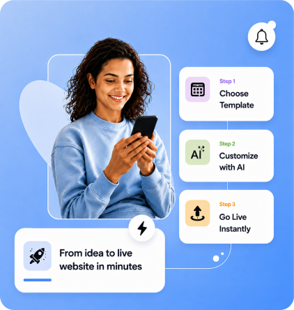 From idea to live website in minutes | MilesWeb India From idea to live website in minutes | MilesWeb India