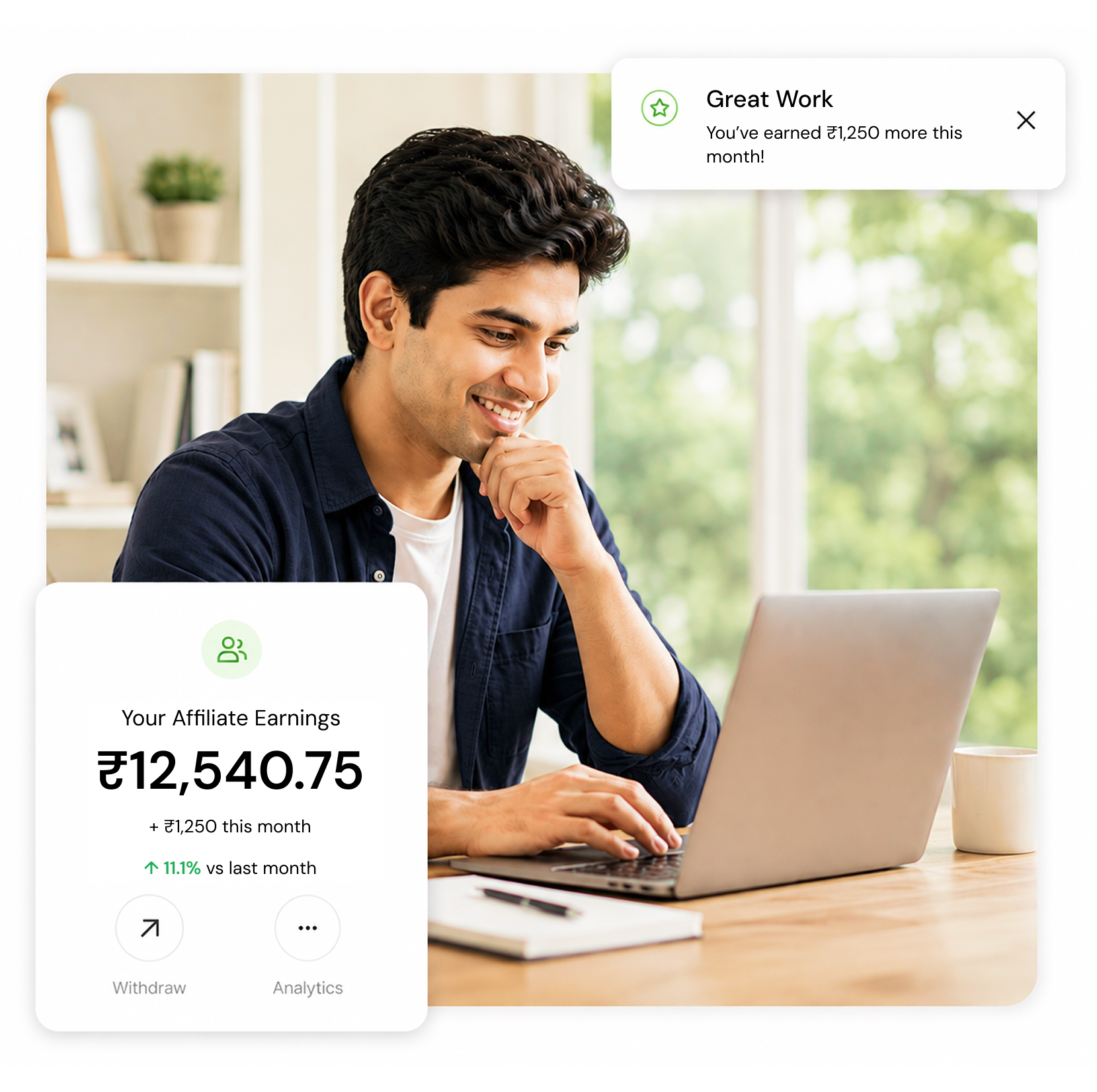 Three simple steps to start earning | MilesWeb India