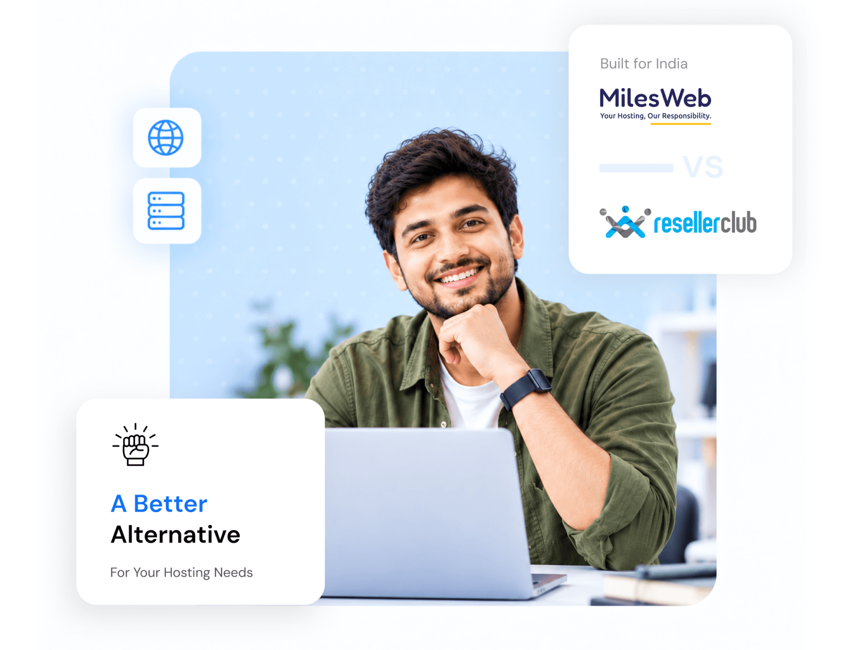 A Smarter ResellerClub Alternative | MilesWeb India