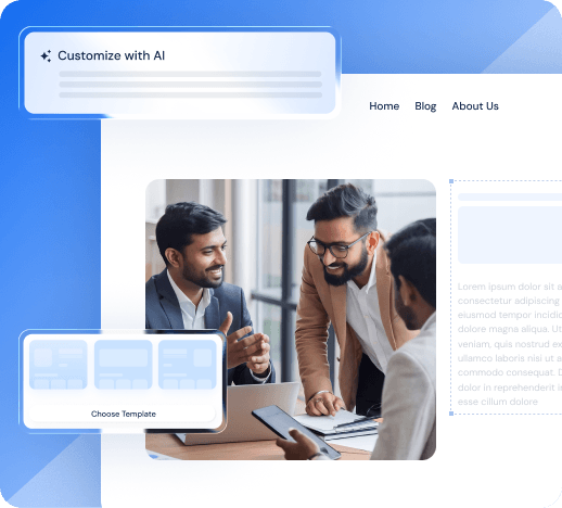 From template to live website in just 3 steps | MilesWeb India