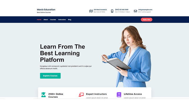 mavix-education-theme