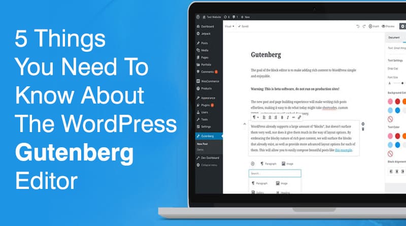 WordPress Gutenberg Editor