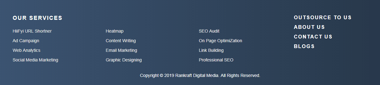 Rankraft website