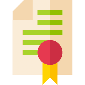 Recognition certificate