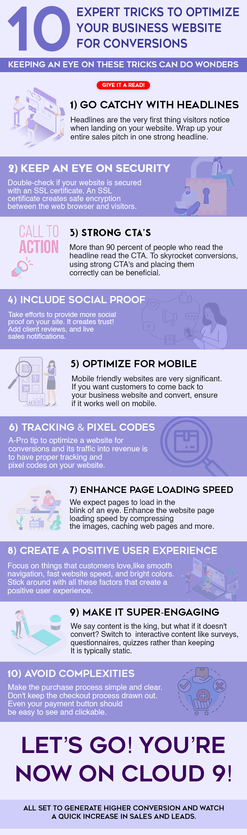 optimize business website for conversions