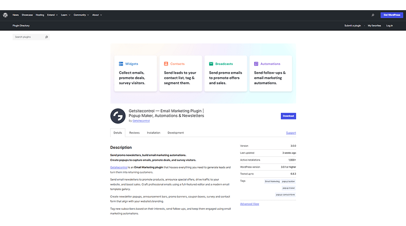 getsite-control-survey-plugin