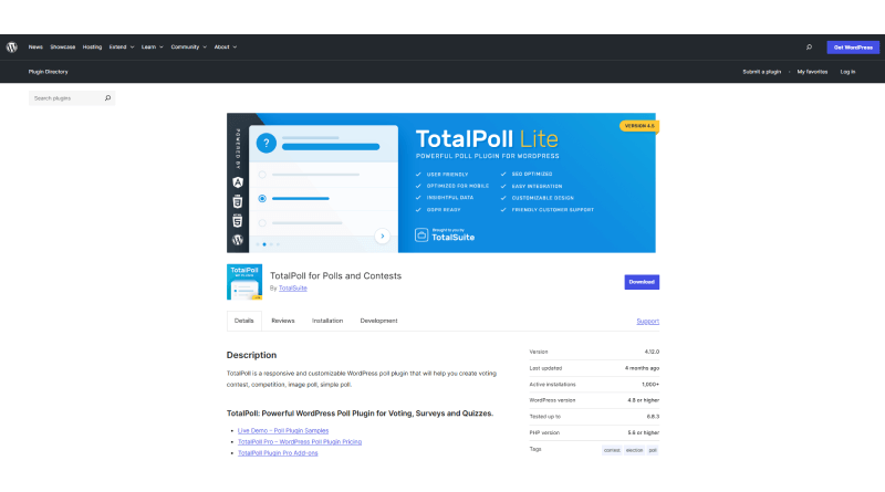 total-poll-survey-plugin