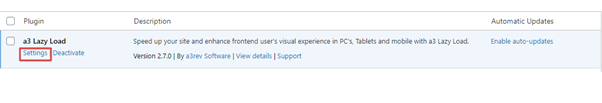 activate the plugin