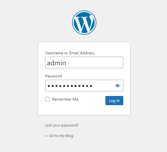 WordPress Dashboard