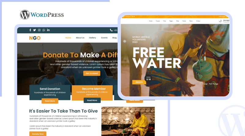 Best WordPress Themes for NGOs & Nonprofits