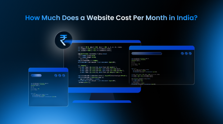 How Much Does a Website Cost Per Month in India?