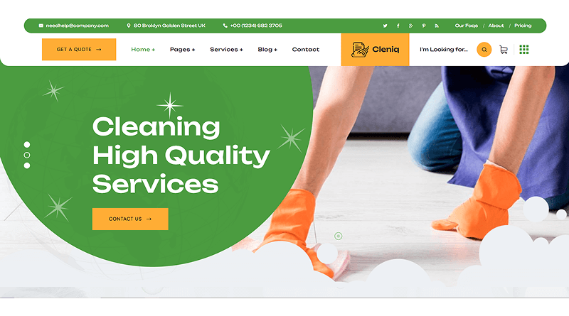 cleniq-laravel-template