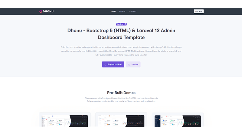 dhonu-laravel-template