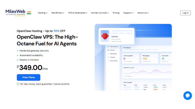 milesweb-openclaw-vps