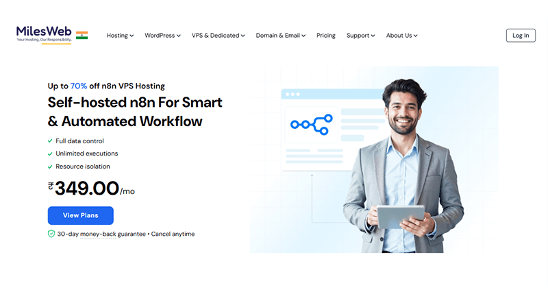 milesweb-n8n-hosting-provider