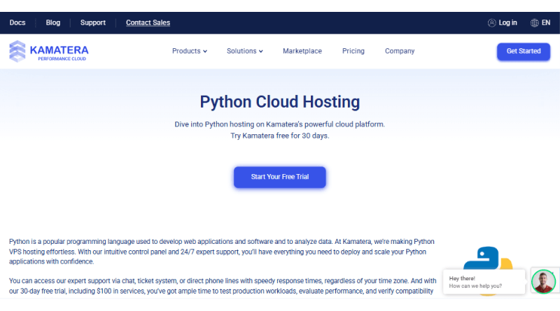 kamatera-python-hosting