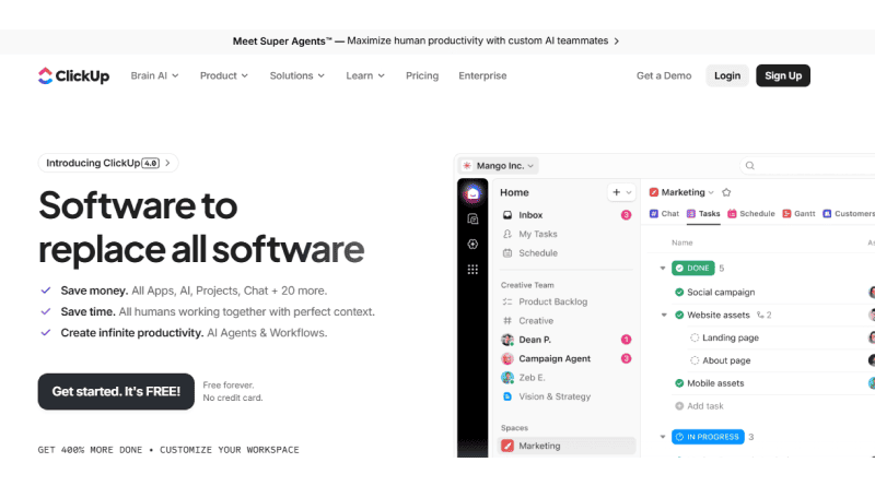 clickup-homepage