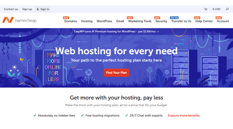 namecheap-free-web-hosting-provider