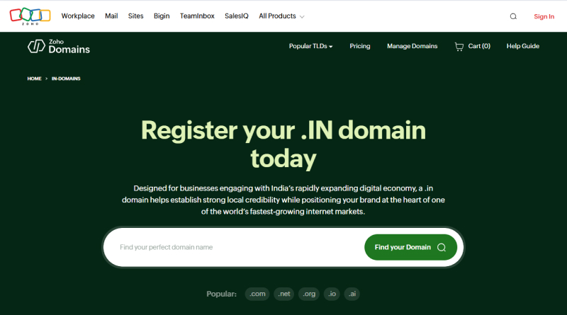 zoho-in-domain-provider