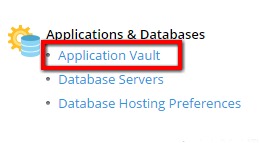 application vault