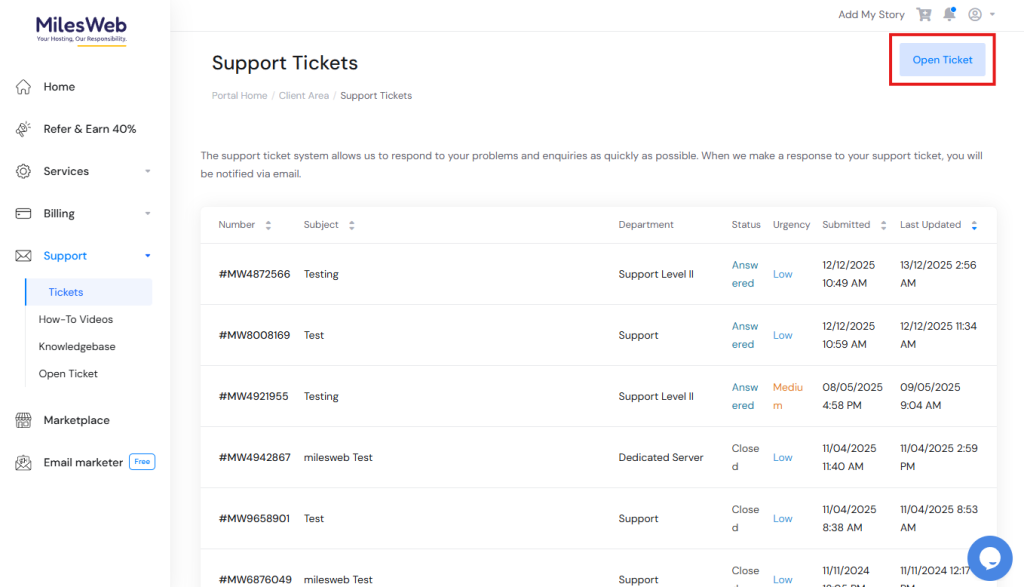 open-the-tickets-page