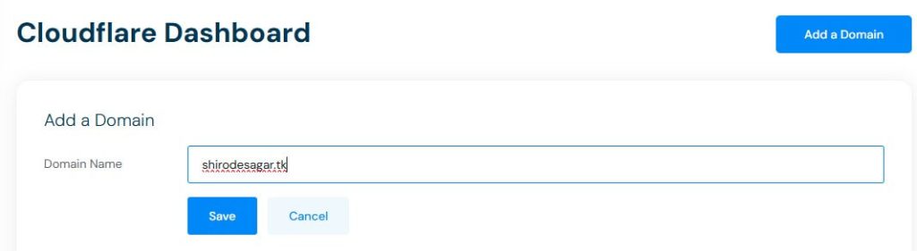 Adding Your Domain