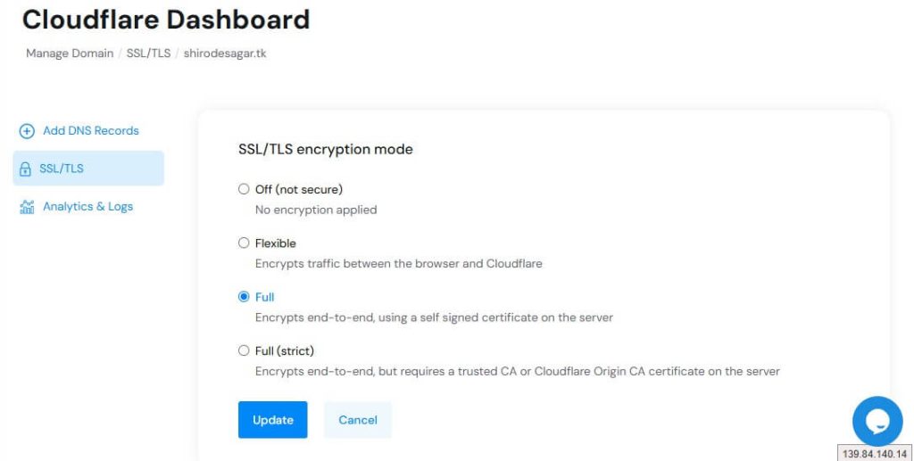 Configuring SSLTLS Encryption Mode
