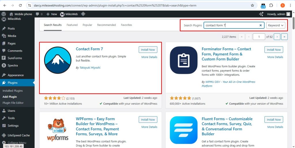 install-contact-form-7-plugin