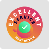 Excellent Service Award by Hostadvice | MilesWeb India
