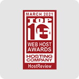 Top 10 Affordable Hosting Provider 2021 Award by HostReview | MilesWeb India
