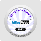 User's Top Choice Award by Hostadvice | MilesWeb India