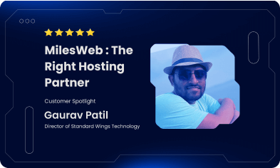 MilesWeb Client Review Gaurav Patil | MilesWeb India